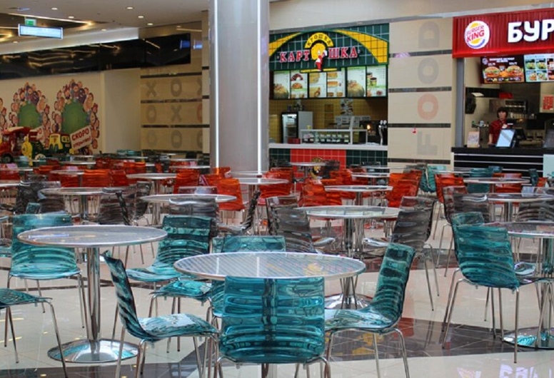 Кафе на фуд-корте крупного ТРЦ