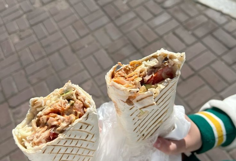 Шаурма в центре Минска