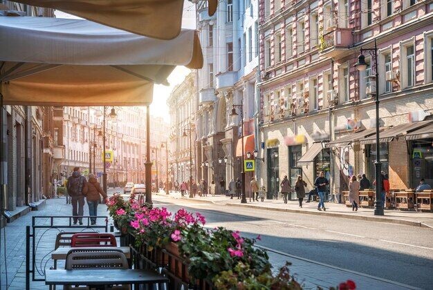 Кофейня в центре города с посадочными местами