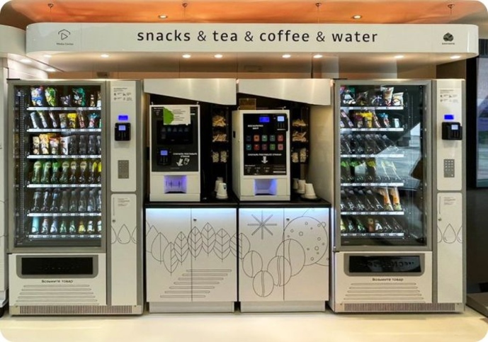 Сеть вендинговых автоматов (27 штук)