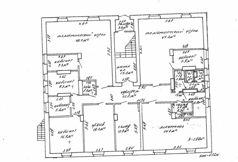 Административное здание с гаражом, топочной со складом - ул. Могилевская
