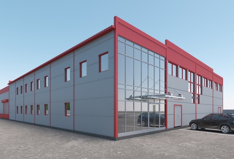 Продается два промышленных здания с собственной территорией в промышленной зоне г. Гродно с действующими арендаторами.